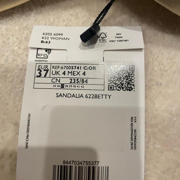 Mango gold sandals - Picture 4 of 4